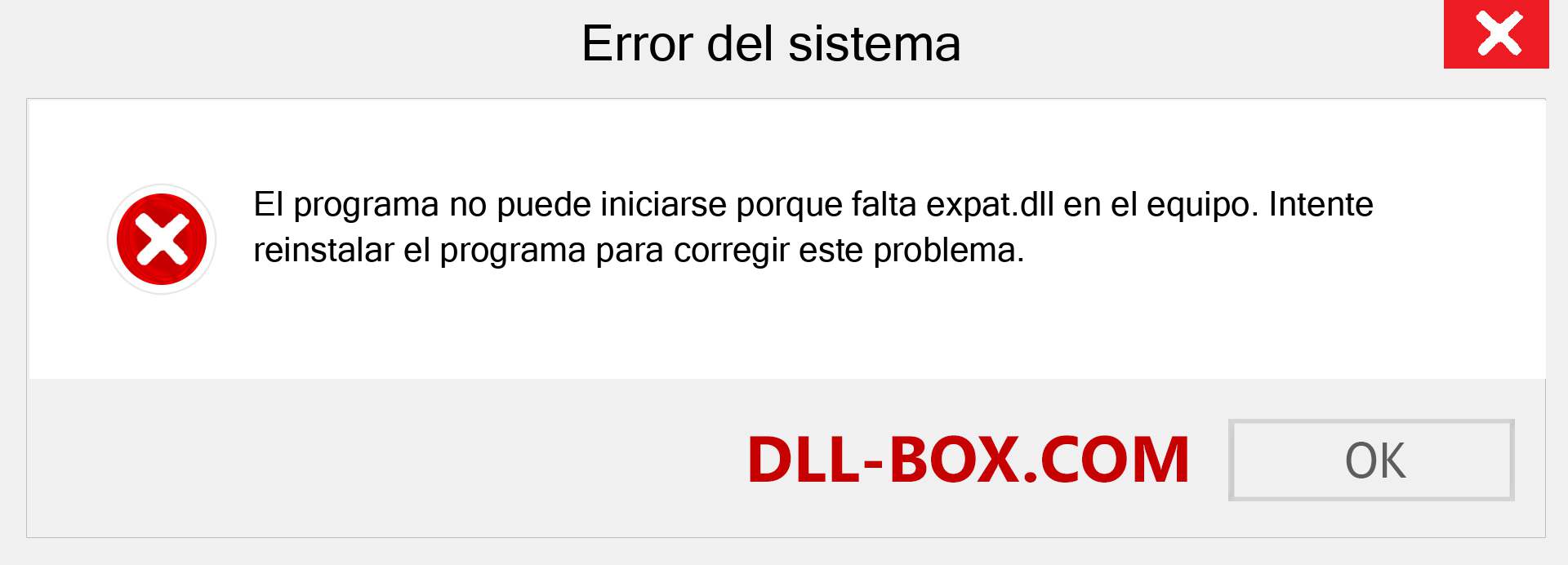 ¿Falta el archivo expat.dll ?. Descargar para Windows 7, 8, 10 - Corregir expat dll Missing Error en Windows, fotos, imágenes